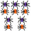 10St Halloween Haarclips Met Kleurrijke Haaraccessoires 4