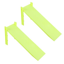 6Sets Yellow Plastic Inclined Plates for School Physics Teaching Tool