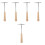 5St Compacte Stemhamer Kalimba Messing Met Duurzaam Handvat 6