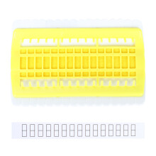 2Pcs Lightweight Yellow Thread Cards Organizer 30 Holes for Embroidery