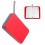 2Pcs Red Plastic Cd Disc Storage Holder Dvd Wallet with Rope 8