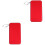 2Pcs Red Plastic Cd Disc Storage Holder Dvd Wallet with Rope 3