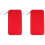 2Pcs Red Plastic Cd Disc Storage Holder Dvd Wallet with Rope 2