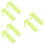 6Sets Yellow Plastic Inclined Plates for School Physics Teaching Tool 5