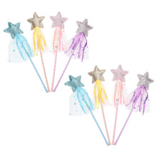 32Pcs Solid Wooden Fairy Wands for Girls Magical Toys