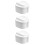 3Pcs Premium White Denture Case Wear-Resistant Retainer Storage Box 8