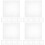 20Pcs Clear Acrylic Sheet Durable Transparent DIY Blank Sign Board 5