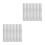 12Pcs Weighted Steel Plates for Vest Strength Training Exercise Silver 10