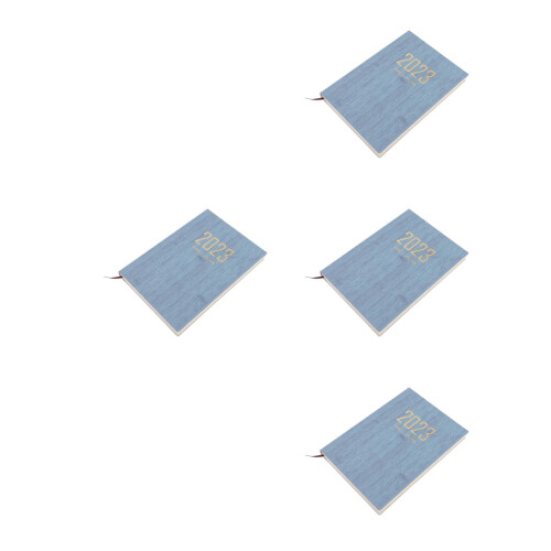 4Pcs Blue 2023 Planner Flat Lay Appointment and Daily Planner 2
