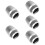 5Pcs Silver Metal Mic Ball Head Replacement Durable Microphone Grille 8
