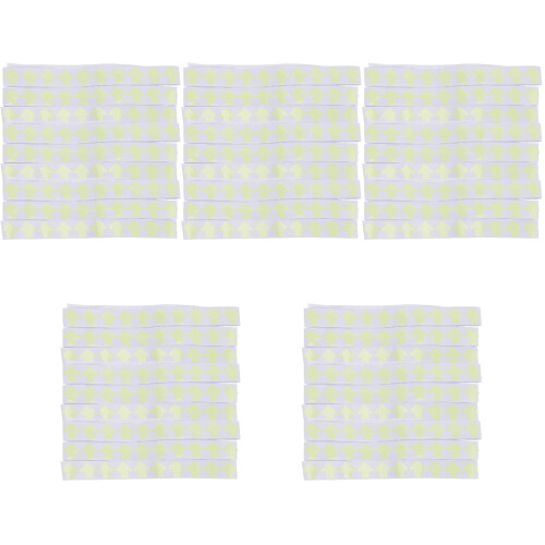 500Pcs Removable Fluorescent Stickers Bright Multi Color Floor Markers 2