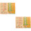 20Pcs Children Reading Log Cards Assorted Color Practical and Portable 6