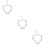 3Pcs Adjustable Silver Metal Anklet Double Layer Chain Foot Jewelry 8