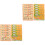 20Pcs Children Reading Log Cards Assorted Color Practical and Portable 3