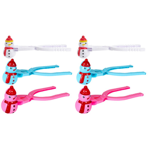 6St Multifunctionele Plastic Snowman Maker Voor Sneeuw En 2