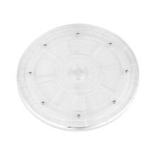 3St Acryl Draaiplateau 360 Graden Transparant Keuken Organizer Tray