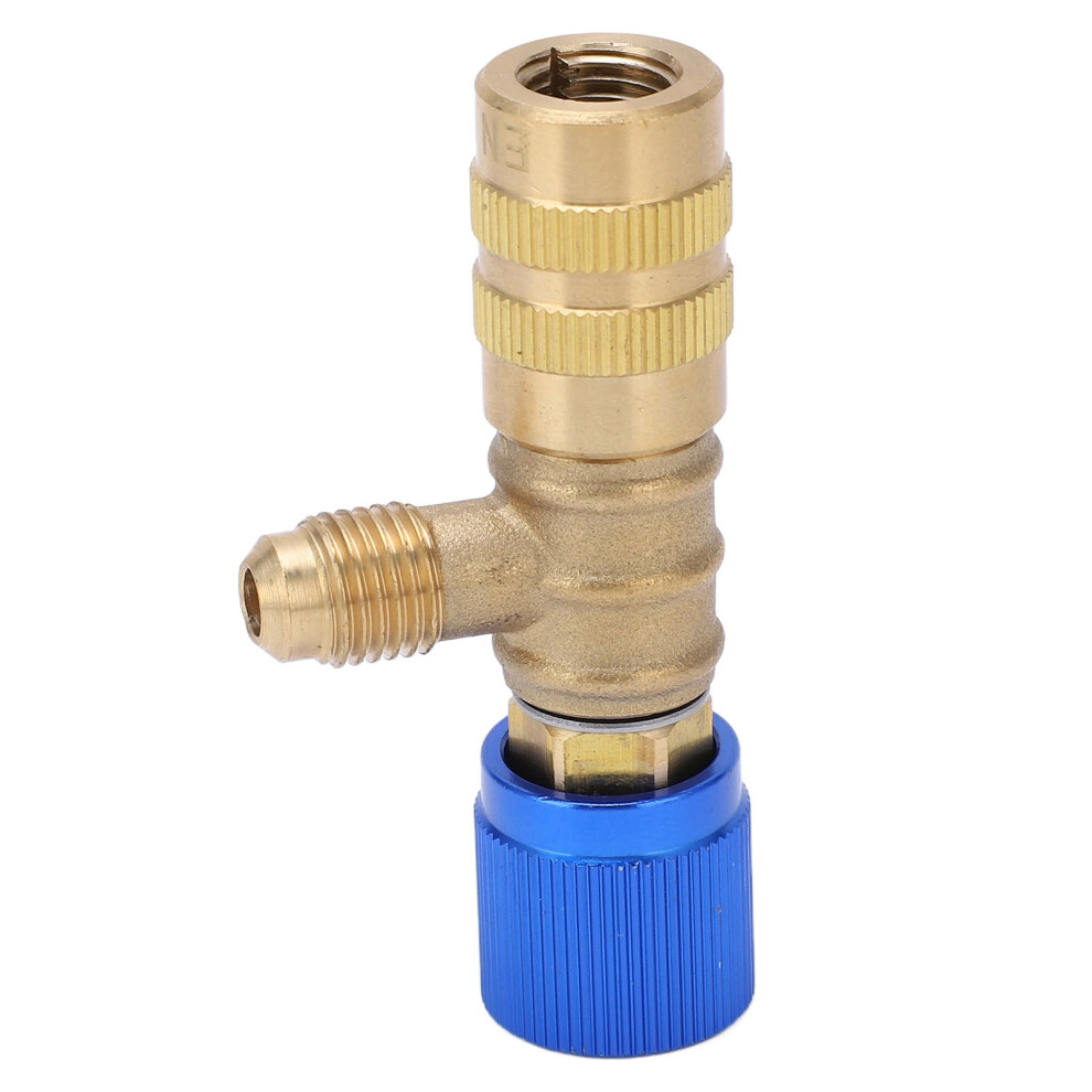 Brass Refrigerant Charging Valve 1/4In For R22 R410 R134a R404 4161373634516
