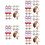 40Paren Schattige Kinder Haarclips Metaal Leer Accessoires 10