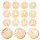 36St Khaki Baby Maandelijkse Groeikaarten Decoratie Props 8