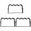 3St Compacte Zwarte Plastic Handwerkmallen Voor Cement En Modder 2