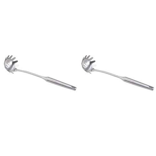 2St Zilveren Rvs Pasta Server Noddle Met Ophangoog Keuken 1