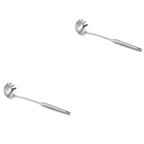 2St Zilveren Rvs Pasta Server Noddle Met Ophangoog Keuken 2