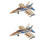 2St Educatieve 3D Speelgoed DIY Model in Khaki 5