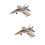 2St Educatieve 3D Speelgoed DIY Model in Khaki 7
