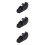 3St Compacte Golf Multi Tool Met Divot En Balmarker Zwart 7
