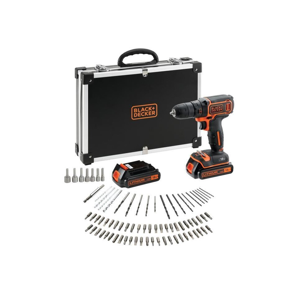 + Decker +Decker 18V Drill/Driver Cdc18bafc-Qw Black