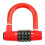 Convenient 4 Digit Code Bicycle Security Lock U Shape Anti Theft Motorcycle  Lock Password Lock for Outdoor Riding 1