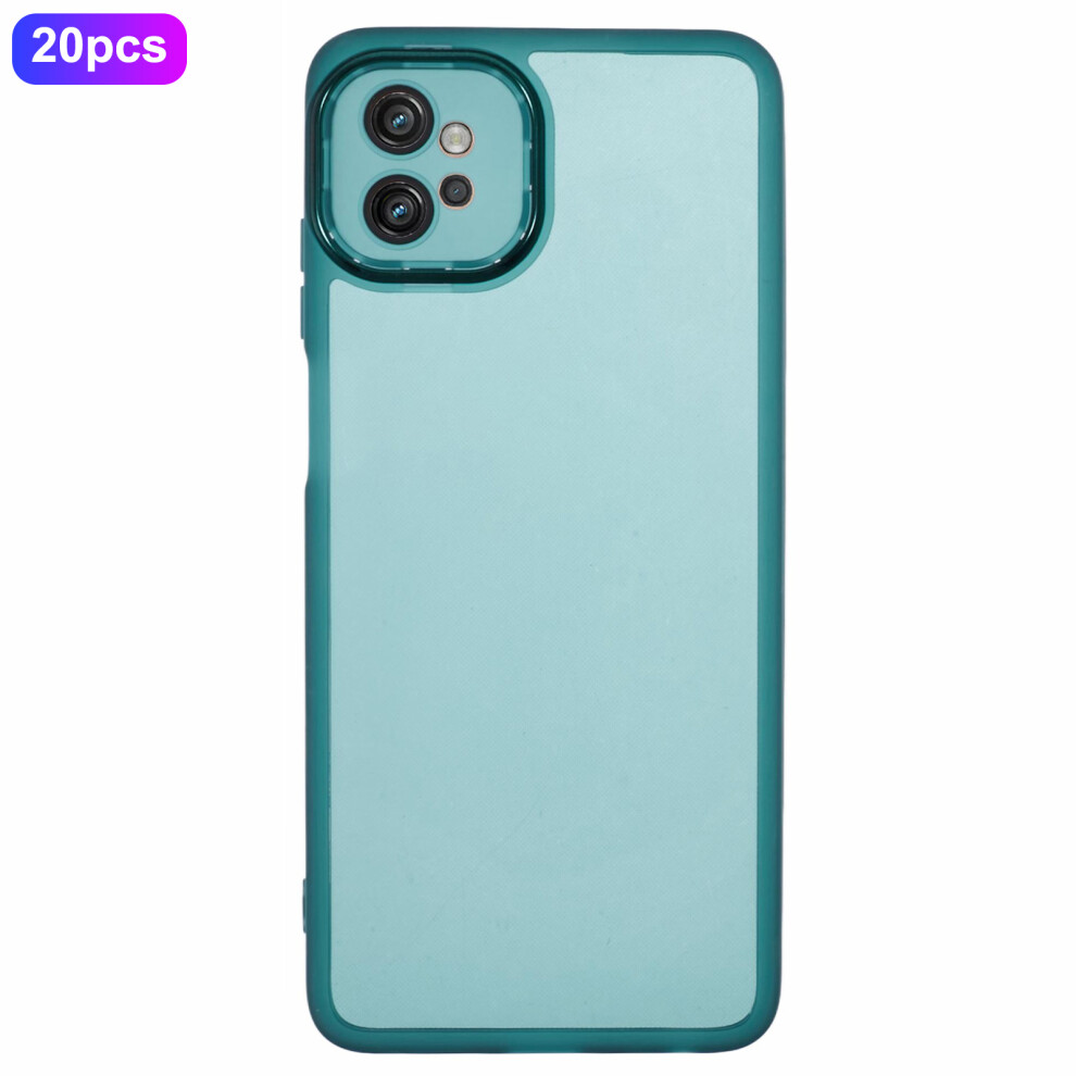 (Transparent ) For Motorola Moto G32 4G Cases Green 6914285470653