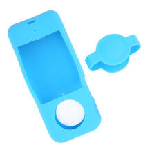 Silicone Lens Cap Kit for Insta360 X3 Camera - Blue Protection