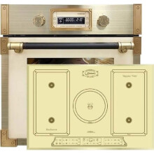 Kaiser EH 6427 ElfAD+KCT 7797 FIElfEm, Retro Pyrolyse forno incassato 73L+piastra a induzione 77 cm