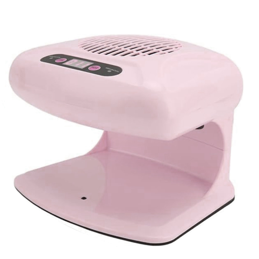 Pink Nail Dryer For Regular Polish,300W Drying Fan With Auto Sensor,Hot & Cold Air Salon (Eu)