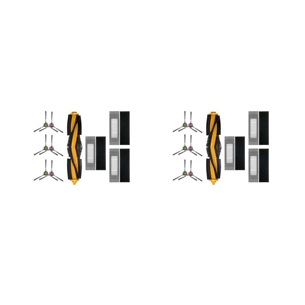 Semoic 2Set Suitable For Deebot Ozmo T8 T9 T8 Aivi Vacuum Cleaner Accessories Roller Brush Filter Brush