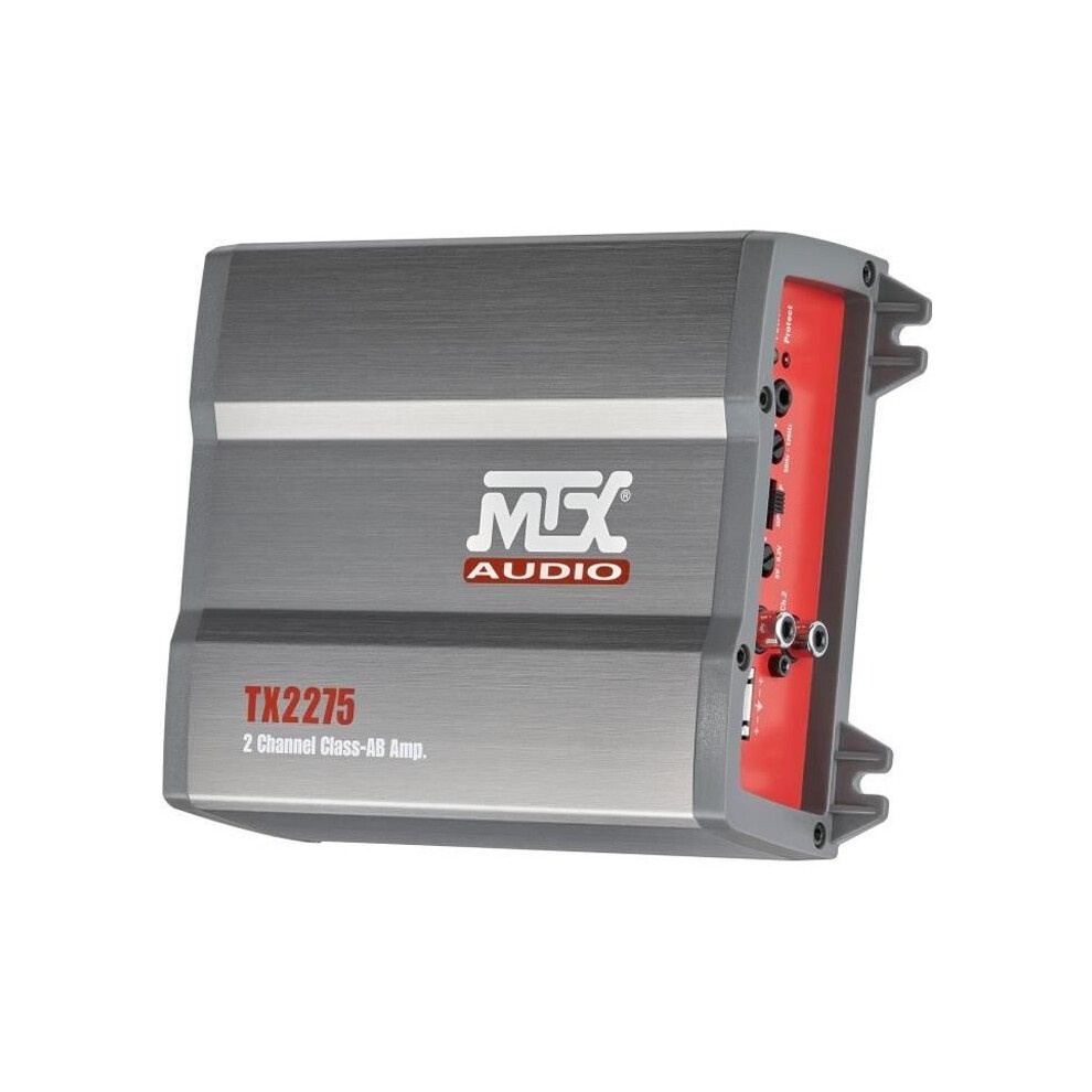 Mtx Tx2275 Car Amplifier 2X110w Rms 2 Or 1X220w Rms 4 Variable Active Filters High Level Inputs 715442242078