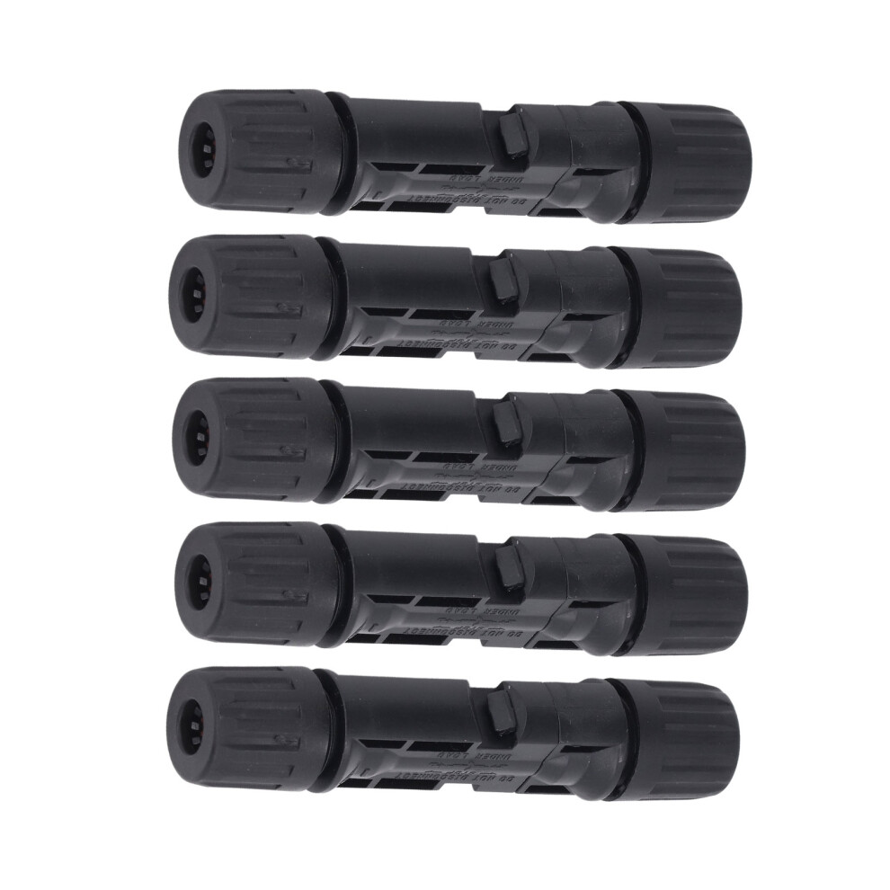 5 Sets Solar Cable Connectors Ip67 Waterproof 1000V 30A 5021372134891