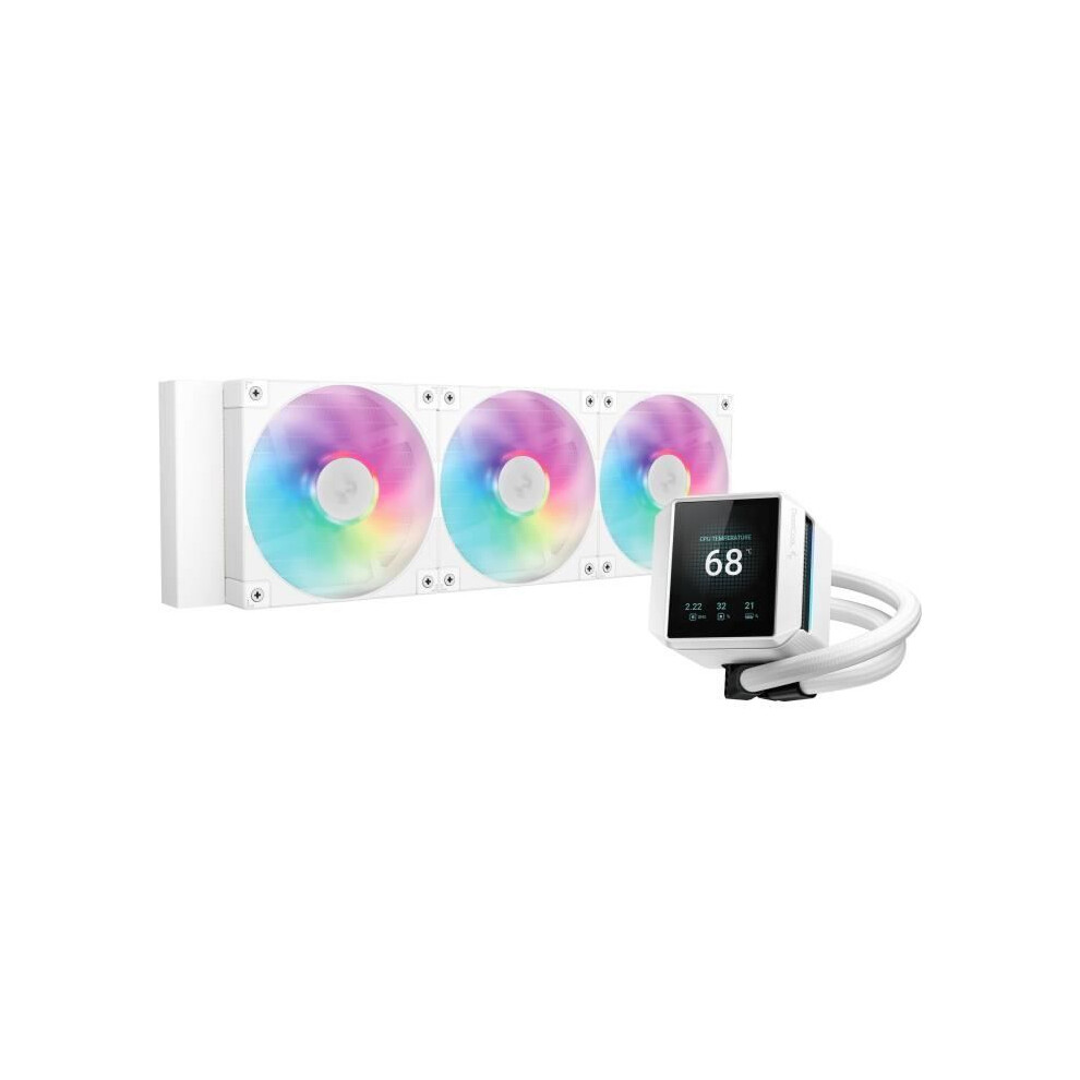 Deepcool Mystique 360 Wh Argb Processor All-In-One Liquid Cooler 12 Cm 1 Pc(S) White 6933412729075