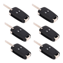 6X 2 Buttons 434MHz with ID46 Chip Car Remote Control Key Fob for  Aveo Cruze Orlando HU100 Blade