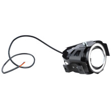 Motorcycle Headlight 4 Modes Aluminum Alloy 12-60V Blue 12x10x7cm