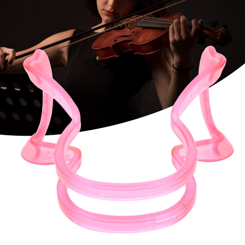 Silicone Grip Violin Bow Corrector 1/4 1/8 1/10 - Pink Accessory