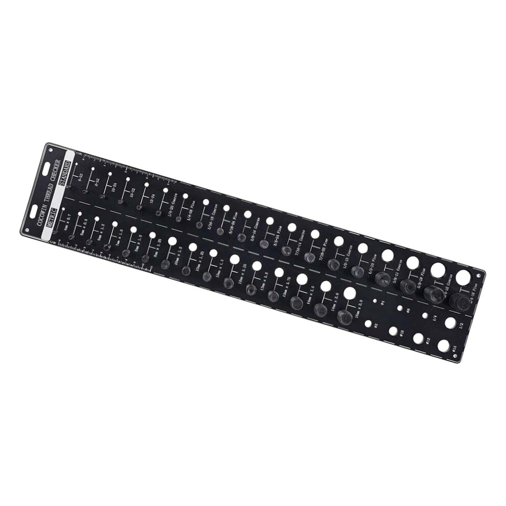 Nut And Bolt Thread Checker Bolt And Nut Identifier Gauge For Car Mech 6901423219946