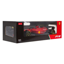 Ferrari F1 75 vermelho modelo RASTAR 1:12 Carro de corrida controlado remotamente + Controle 2,4 GHz + Adesivos