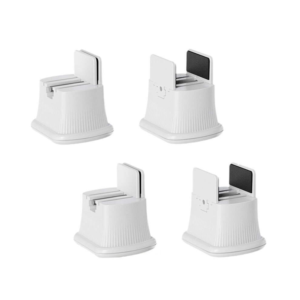 4Pcs Bed Risers Space Saving With Wheels Lifts Risers For Couch Cabine 6901423226722