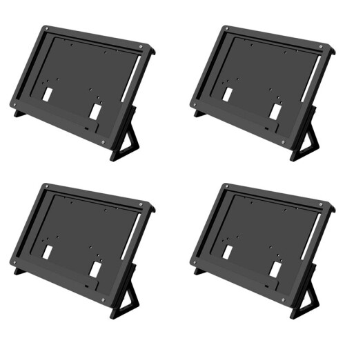 4pcs 7 Inch LCD Acrylic Bracket Case Contact Screen Case Holder Bracket for Raspberry Pi 3 Model B+ 1