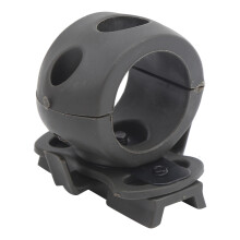 Helmet Flashlight Mount Clamp for MICH/IBH/FAST Rail Helmets, Green