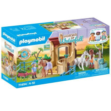 PLAYMOBIL 71494 Riders with box and ponies - Horses of Waterfall - From 4 years old - Creative role play