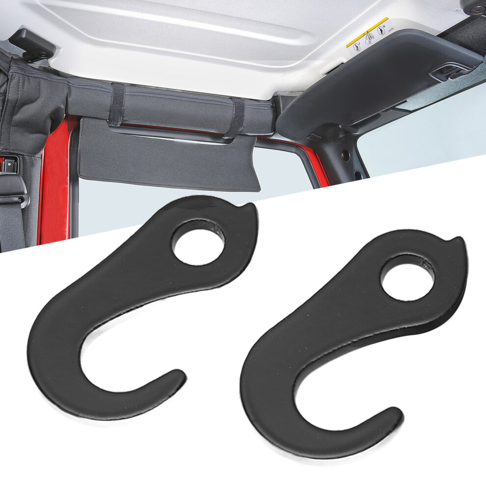 Steel Sun Visor Clips For Wrangler Jk Jl Gladiator 2007-2022 3181372797310