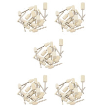 100PZ Lana Feltro Montato Mandrino Lucidatura Ruote Lucidanti Molatura Punte Testa Smerigliatrice Lucido Orologio Gioielli Accessori per Utensili